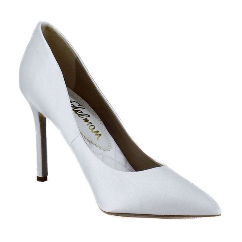 Sam Edelman Hazel Bright White Satin